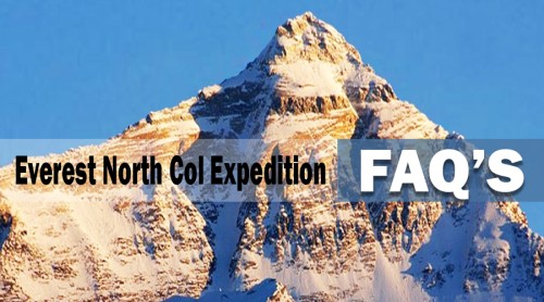 Everest North Col Expedition FAQ’s